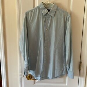 Baby blue Express M shirt - neck is 15-15.5